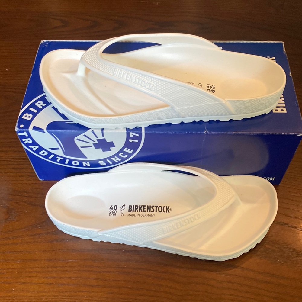 Birkenstock White Sandals